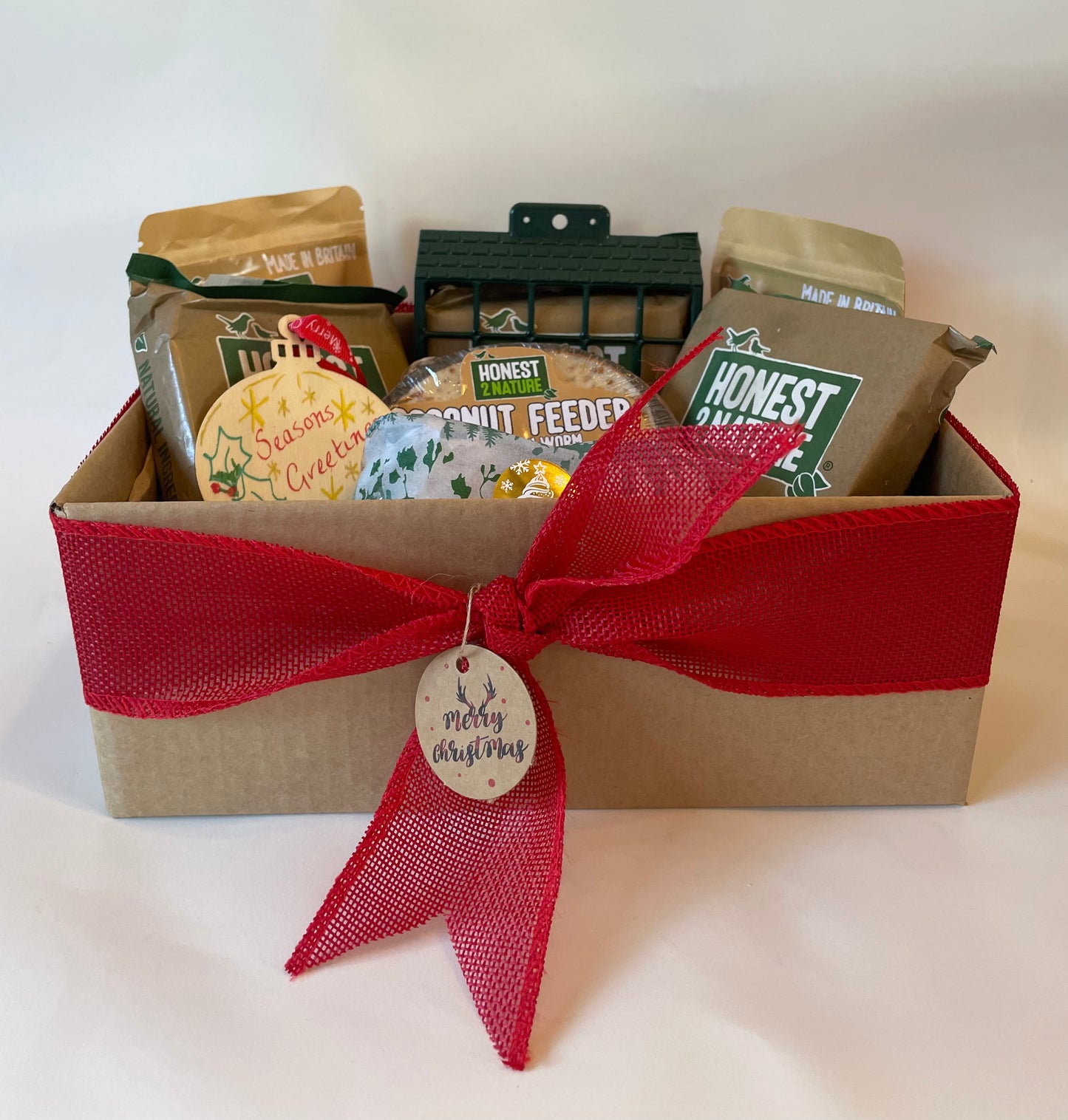 Small XMAS Wild Bird food Hamper Box - Honest2Nature