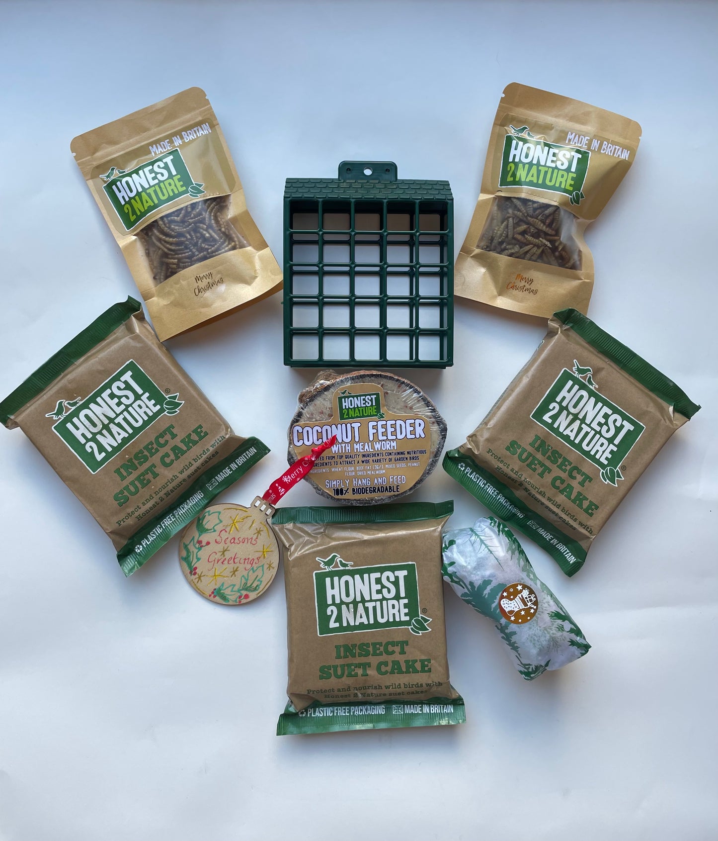 Small XMAS Wild Bird food Hamper Box - Honest2Nature