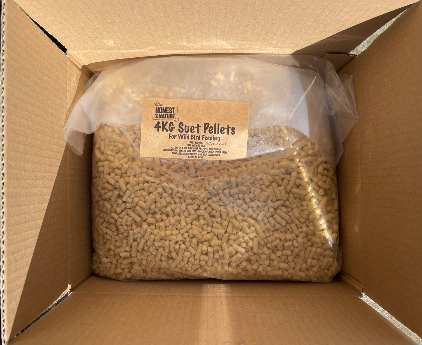 4KG PREMIUM Suet Pellets for Wild Bird Feeding - Honest2Nature