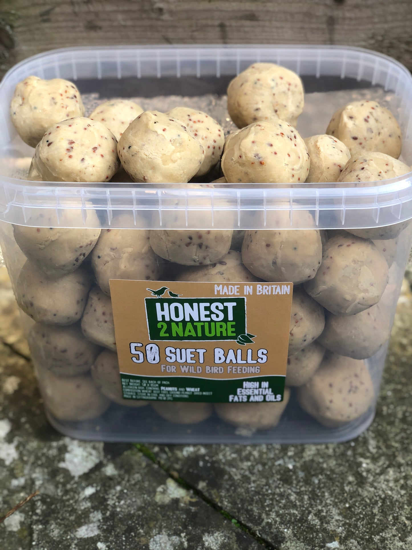 High-Protein Suet Balls Tub x50 - Honest2Nature
