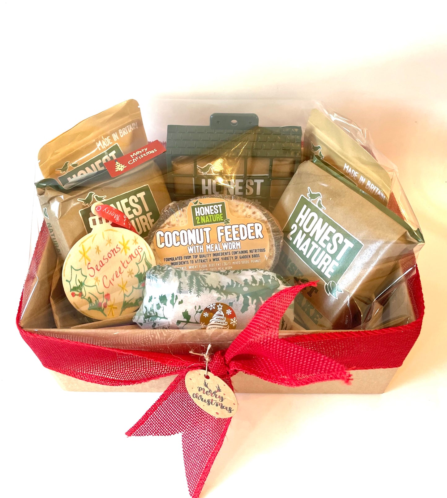 Small XMAS Wild Bird food Hamper Box - Honest2Nature