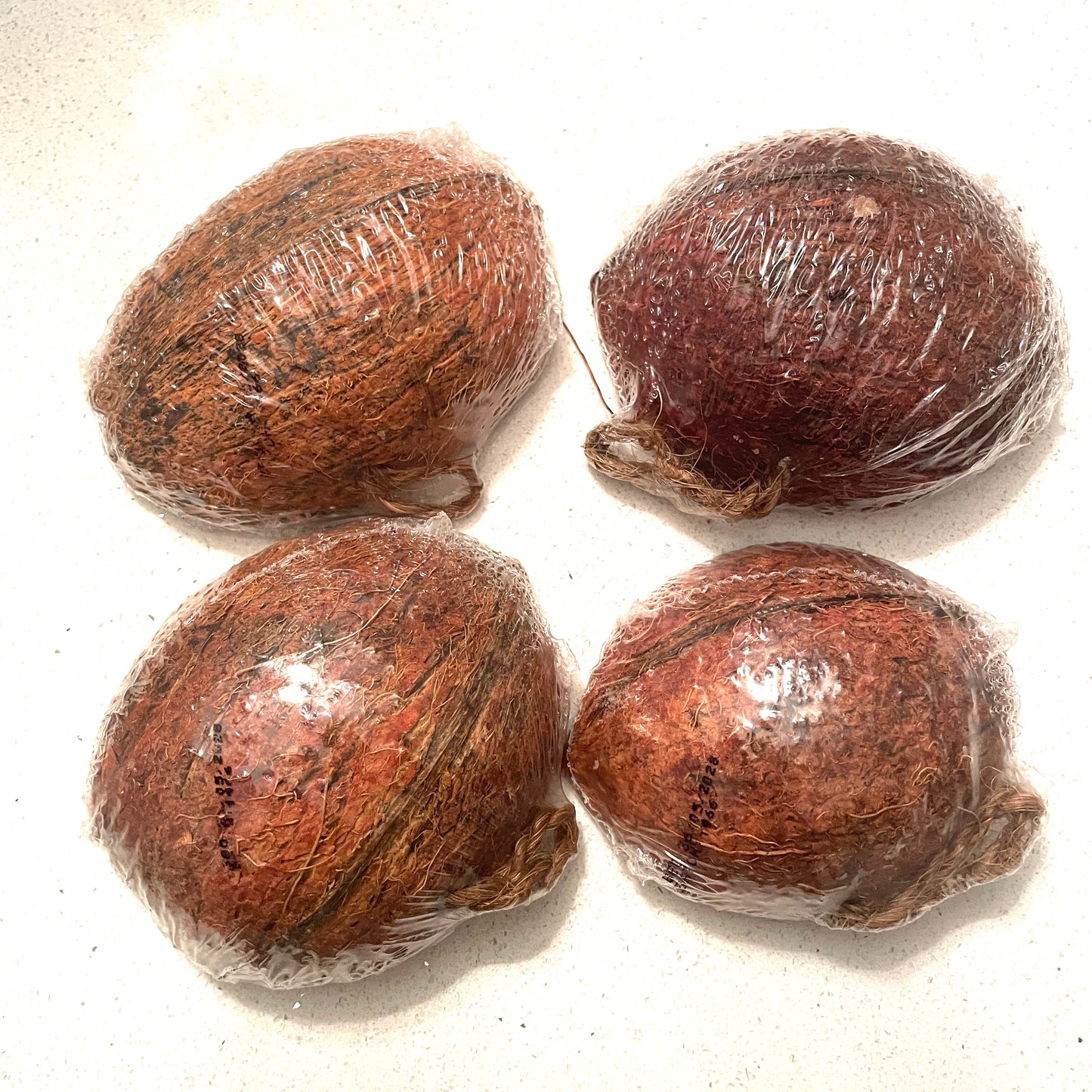 Suet-Filled Half Coconuts for Wild Bird feeding - Honest2Nature