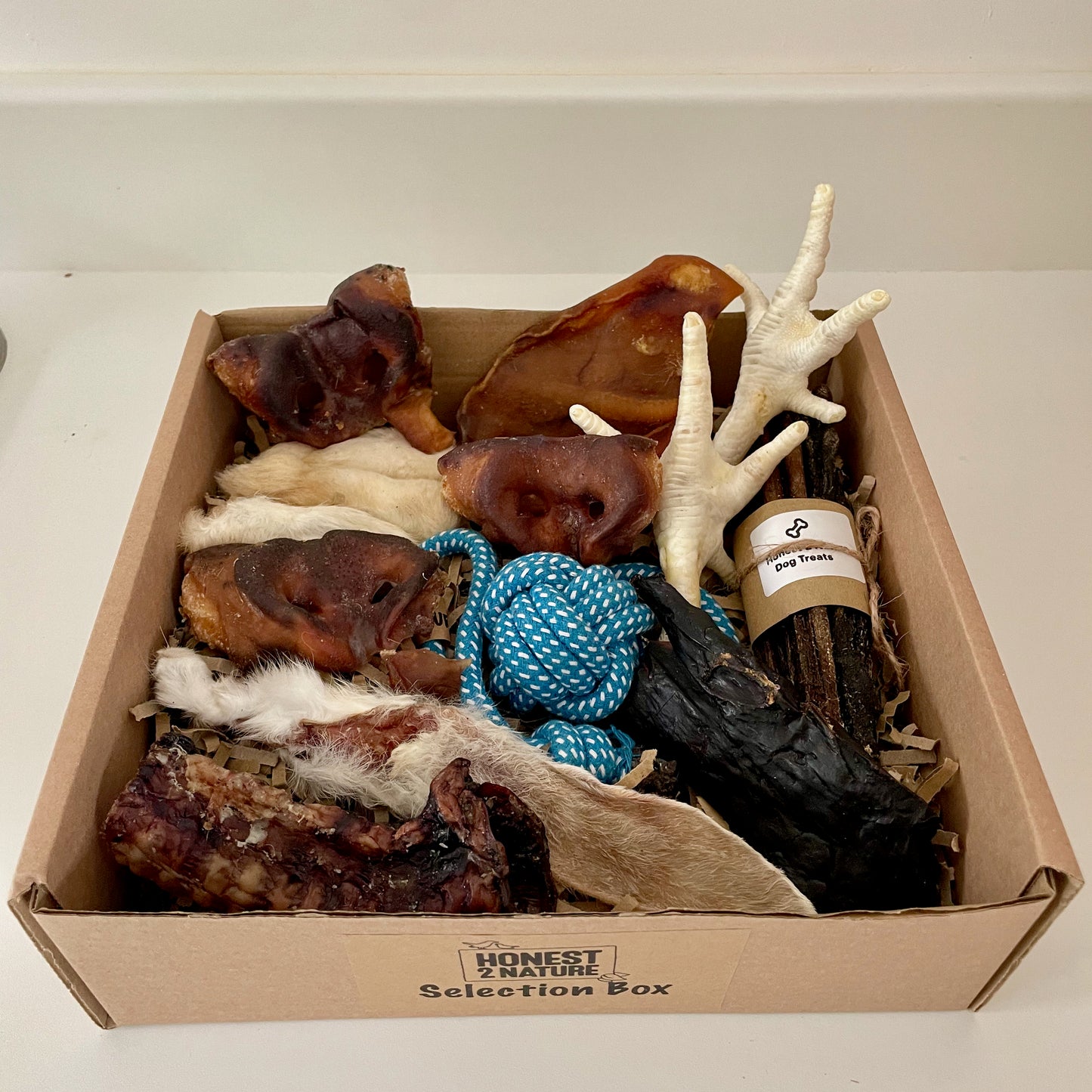 Dog Treat Selection Box [Large] with Toy - Honest2Nature