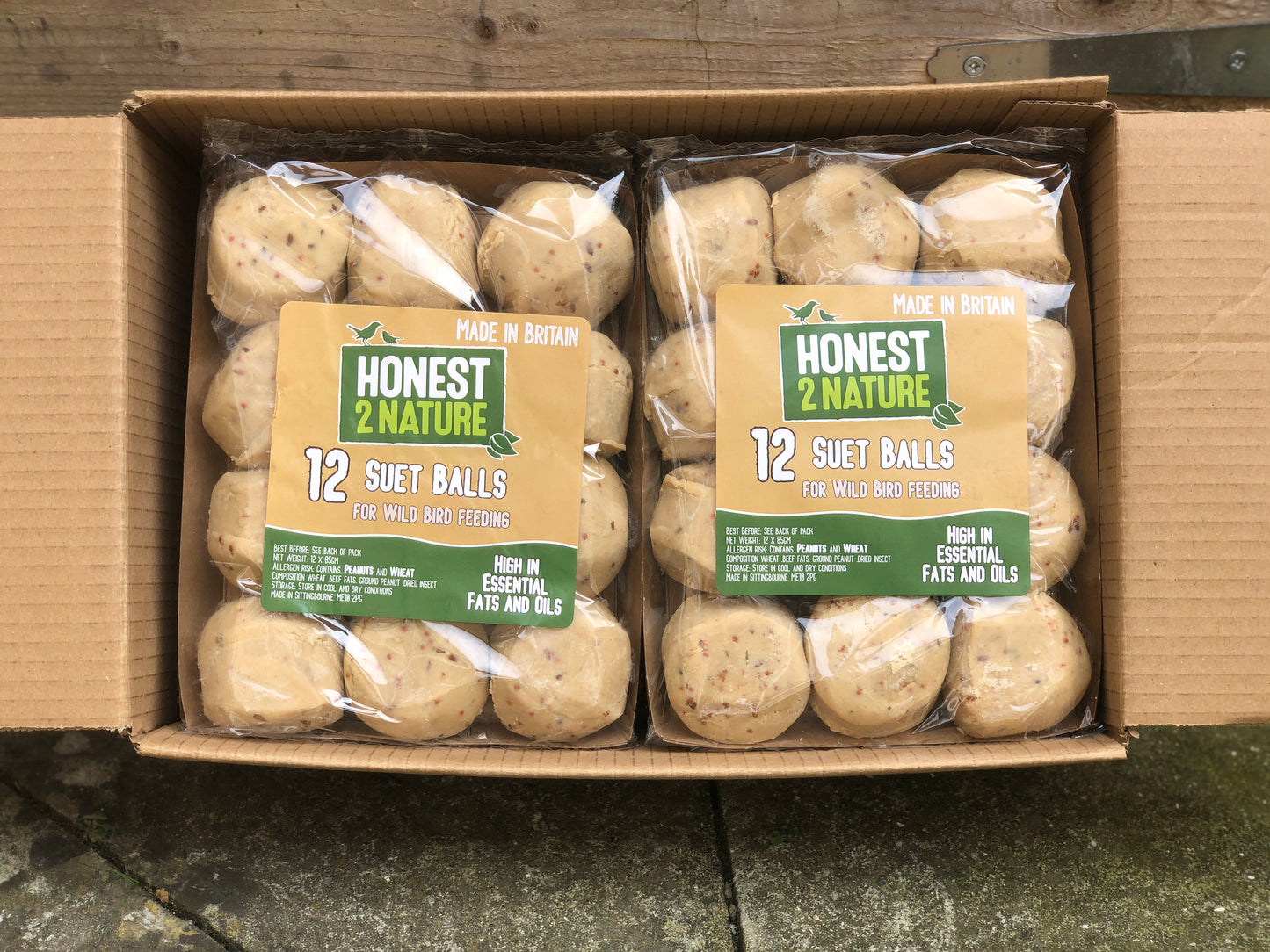 High-Protein Suet Balls [x12 Balls Tray] x6 - Honest2Nature